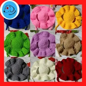 Topi Kucing Rajut Lucu & Cantik Untuk Adult & Kitten