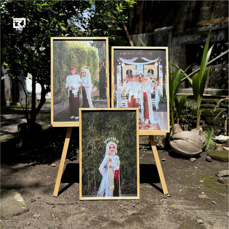 Paket 3 foto 50x33 cm Custom cetak + frame jati belanda / pinus - Shop ...