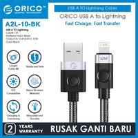Gambar ORICO USB 2.0 A to Lightning Fast Charge & Data Cable 12W 1m - A2L-10 dari ORICO INDONESIA Official Shop Kota Administrasi Jakarta Utara 1 Tokopedia