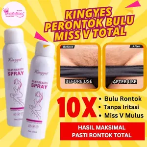 Perontok Segala Bulu Kingyes BPOM Beauty Silky Spray HaurRemoval 150ml underarm wax