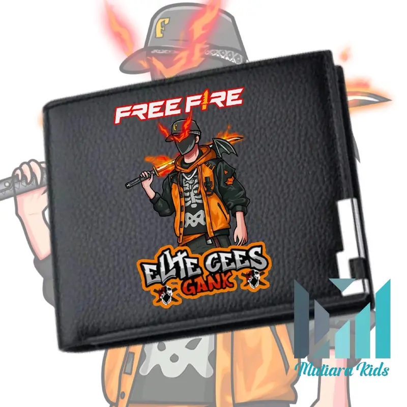 Dompet Pria Karakter FF Elite Cees Gank Dompet Wallet Karakter FF Elite Cees Gank Dompet Anak Karakter FF Elite Cees Gank 3