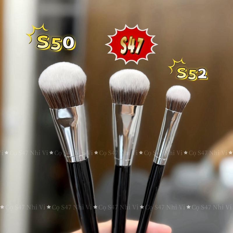   KO LOGO  Cọ đánh nền & đánh má hồng lông mềm form cọ vát SPR47 REMAKE 