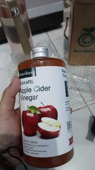 Product Review of NUTRIFARM CUKA APEL 500ML WITH MOTHER CUKA APEL 500 ML organik from ف**ف 1