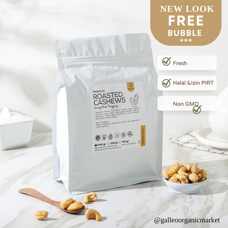 Kacang Mede Jumbo Oven 1 KG/ Roasted Chasew Galleo Kacang Mete 3