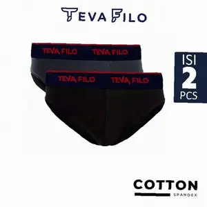 TEVA FILO Celana Dalam Pria 909 SEGITIGA (1 pack isi 2pcs) | Kekinian