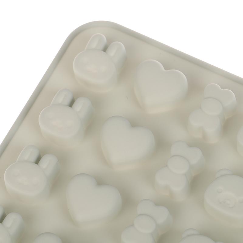 Product Introduction of 1Pc 54 Cavities Fruit Animal Silicone Mold DIY Mini Chocolate Ice Cube Tray Dropper Candy Fudge Non-stick Jelly Baking Mold 32