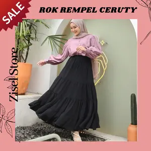 ROK RUFLA REMPEL CERUTY FULL FURING PANJANG PREMIUM ZISEL STORE