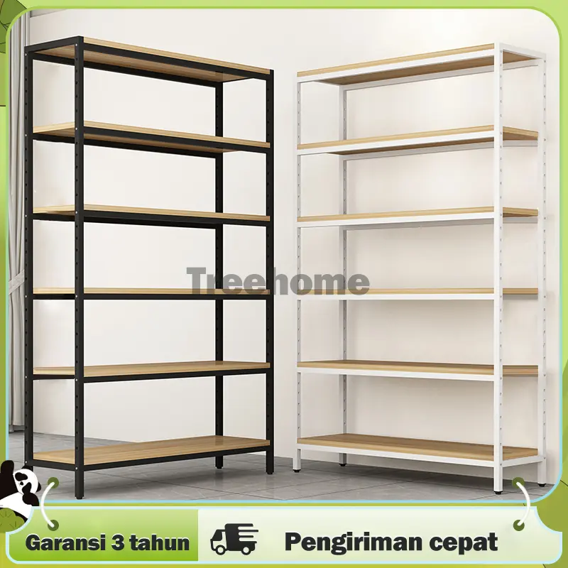 Rak besi siku 5 susun 120 * 40 * 200cm