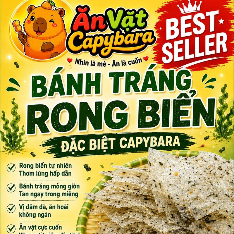 500G BÁNH TRÁNG CUỘN THẬP CẨM ĐẶC BIỆT CAPYBARA FOOD