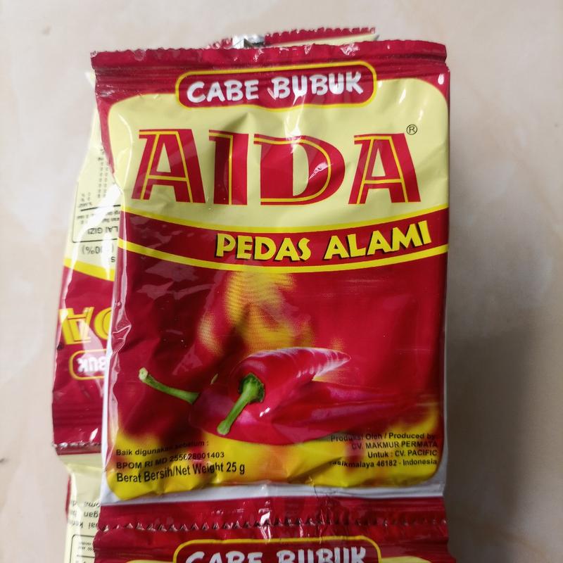 Product Introduction of Cabe Bubuk AIDA / Cabai Kering Bubuk 25 gram 9