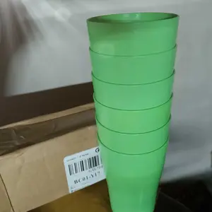 Yoi - Gleas Plastik 6 PCS / Gelas Teh Kopi / Mug Cangkir kitchenware Minuman