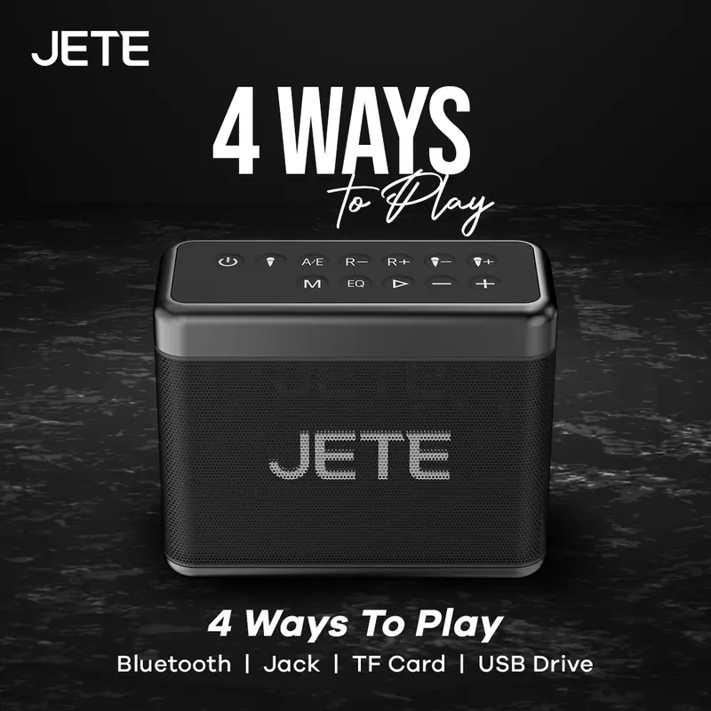 JETE SB2 Speaker Karaoke Bluetooth 2 Mic Wireless IPX6 Garansi 2 Tahun