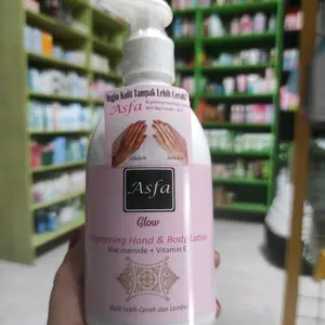 Asfa Glow Brightening Hand & Body Lotion Niacinamide + Vitamin E untuk Kulit Lebih Cerah dan Lembut