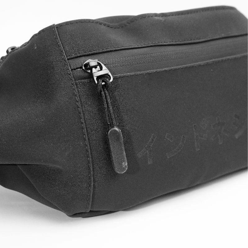 Waistbag Casual , Tas Selempang & Bahu Premium Pria Bimo Waterproof - Sanji Original Hitam Slingbag Cowok 7