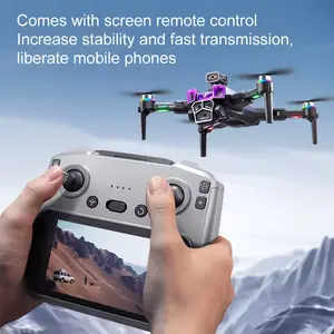 A19 Drone 8K HD Kamera Remote Control dengan Layar 5G WIFI Brushless Power Penghindaran Kendala Lipat Quadcopter Mainan Wireless e88 sjrc f22s pro drone s119 kf612 ae10 sq800 jarak  jauh 2000km drone gps jarak jauh 40 km asli tas drone mini 3 doron Camera