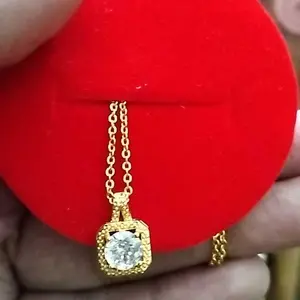 Galaksi -Kalung Emas Berlian Terbaru Model Trendy 2026 Hadiah Romantis untuk Pacar