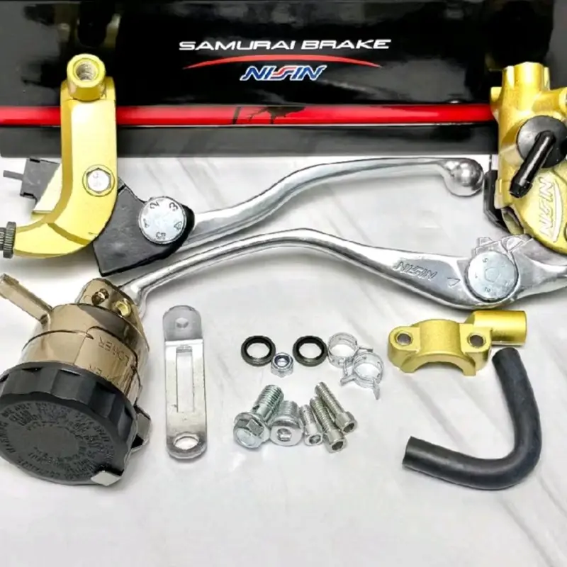 HANDLE MASTER REM NISZIN KAWASAKI Z1000 ZX1000 1SET KOPLING REM + TABUNG BIG SMOKE UNIVERSAL PNP VARIO/ MIO/ SATRIA FU/ SONIC/ RX KING/ TIGER/ F1ZR/ GTR/ KLX/ BEAT/ FINO/ VIXION/ R15 V2 V3/ NINJA R RR SS 150 250/ SPACY/ SCOOPY/ GENIO/ CRF 7