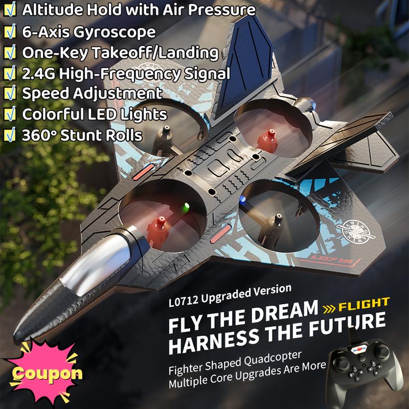 360° Stunt Remote Control Plane Fighter Jet ,Rc Toys with LE - TikTok ...