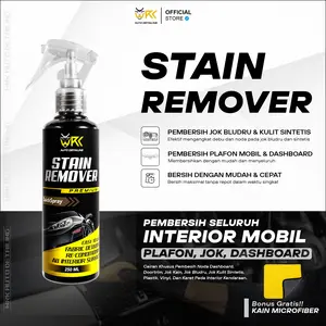 Stain Remover Pembersih Jok Kulit Serta Beludru, Plafond Kendaraan WRK Auto Detailing