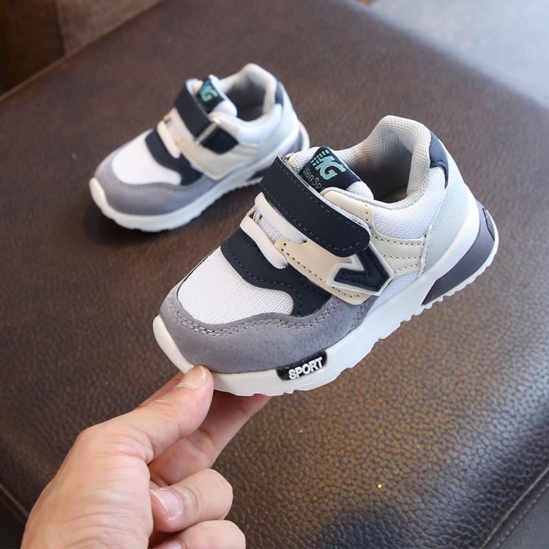 Product Introduction of 21-30 Size Kids Boys Girls Fashion Hook-Loop Casual Shoes Anti slip Soft Sneakers 58