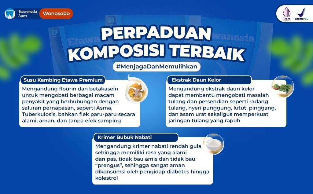 4 Box Etawanesia Susu Kambing Etawa Asli Original 100%