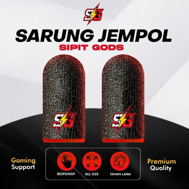 SARUNG JEMPOL GAMING SG Premium & Super Responsif | Aksesoris Game By Sipit