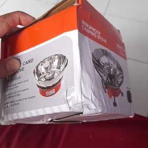 SPEEDS Kompor Camping Gas Alat Masak Outdoor Mini Anti Angin Versi Bunga Portable 003-6