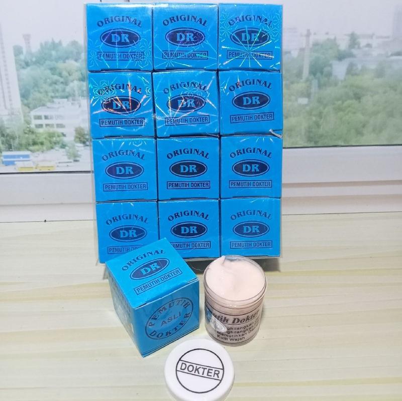 Product Introduction of 3 Pcs Cream Percerah Wajah Dokter Biru Whitening Original//dr biru  Pelembab Mencerahkan Pencerah Perawatan Muka 7