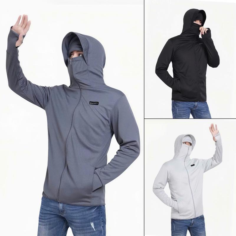 Áo Chống Nắng Nam Nữ 2 Lớp Chất Liệu Vải Thông Hơi Co Giãn 4 chiều thoáng mát ,có túi chống Tia UV tốt