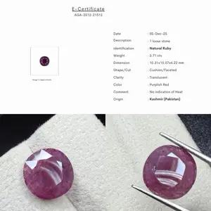 Natural ruby pakistan Kashmir no heat