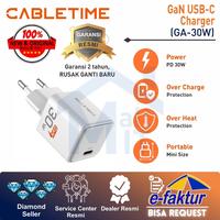 Gambar CABLETIME Adaptor Kepala Charger GaN PD USB-C Type C Fast Charging 20W 30W 45W 65W GA20B GA30W GA45W GA65W dari Mall IT Medan Kota Medan 2 Tokopedia