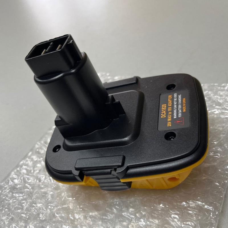 Product Introduction of DCA1820 USB Adapter for Dewalt 18V Tools Convert Dewalt 20V Lithium  to Dewalt 18V NiCad NiMh Replacement  Tools 40