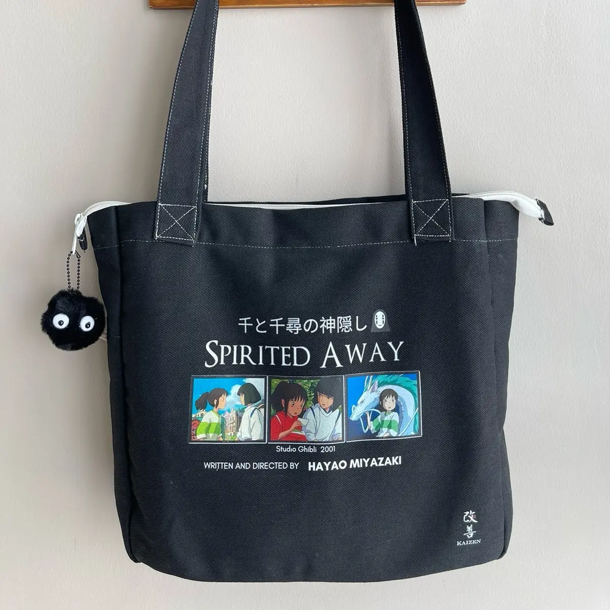KAIZEN | Ghibli Collection Spirited Away Totebag | Totebag Kanvas Unisex | Tas Wanita Pria