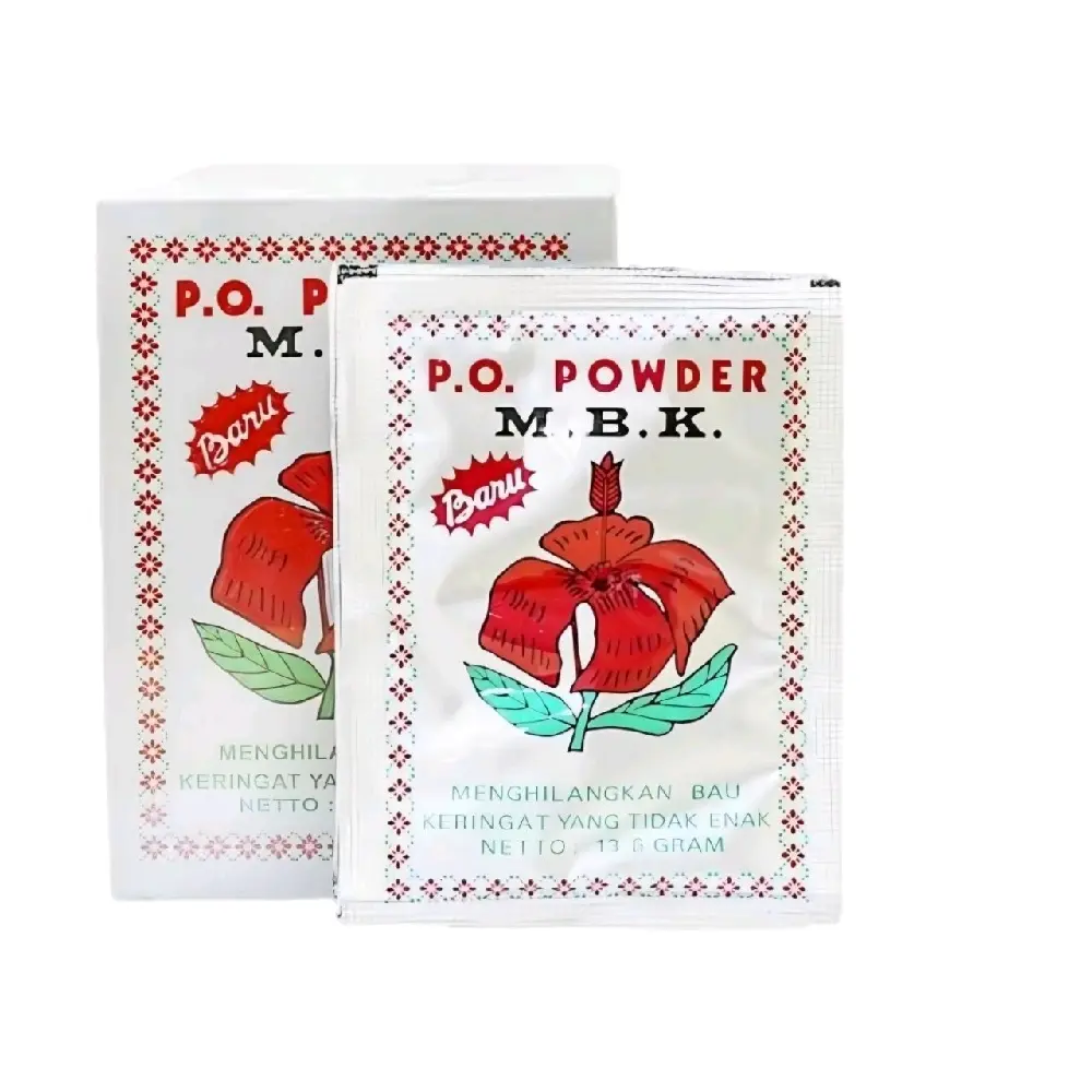 MBK Bedak Wangi Ketiak dan Kaki Sachet M.B.K All Varian Putih Silver - Produk Kesehatan Powder