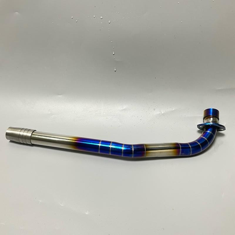 Cổ pô titan size 27 cho các loại  xe wave nhỏ -wave 100 -Zx rs - dream -cup 50 - wave 110 2017-2024 , cổ đi không bị đen không sét