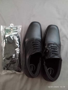 Product Review of Sepatu Pdh Terbaru Model Tali Mati Pengencang Resleting YKK Original Azfiq27 #7 Dop from 5** I**L 3