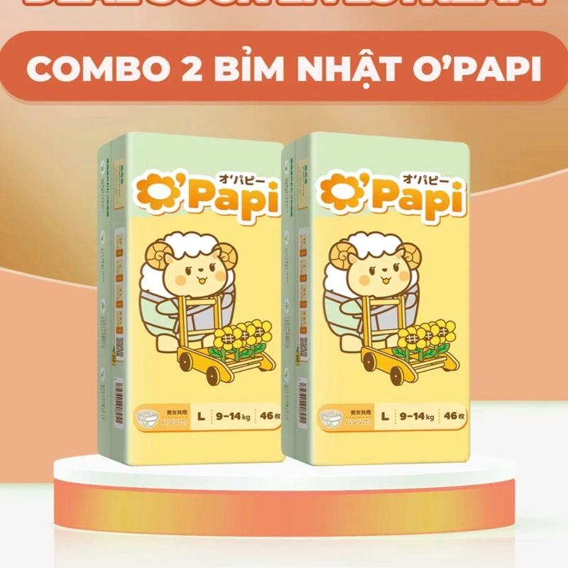 Combo 2 bịch bỉm Opapi - mỏng- thấm hút