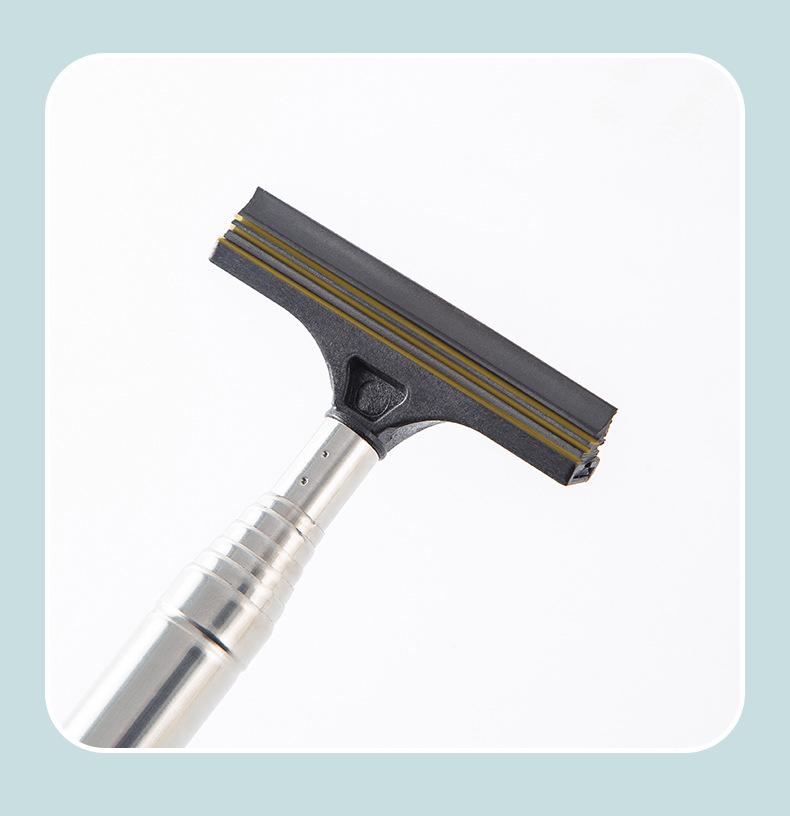 Product Introduction of Telescopic Rearview Mirror Squeegee Retractable Double-side Rod Window Cleaner Squeegee Wiper Brush Glass Cleaning Tool 26