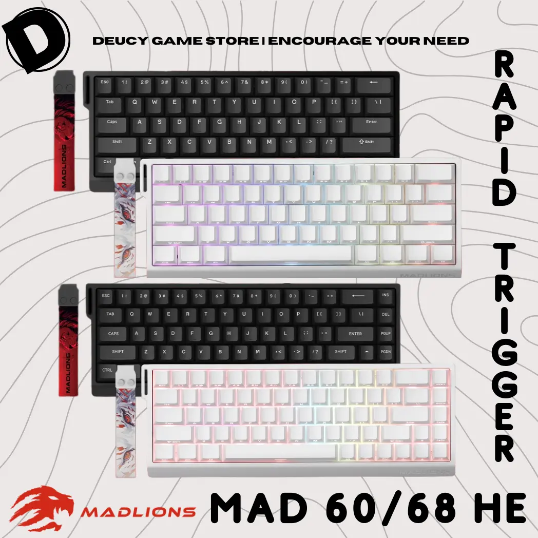 VGN Madlions MAD60/68 HE Rapid Trigger Magnetic Switch Wired Keyboard MAD60HE MAD68HE FLAGSHIP EDITION