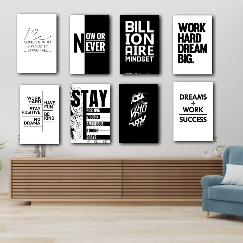 Hiasan Dinding quotes motivasi pajangan kantor dan rumah -dekorasi poster keren 1