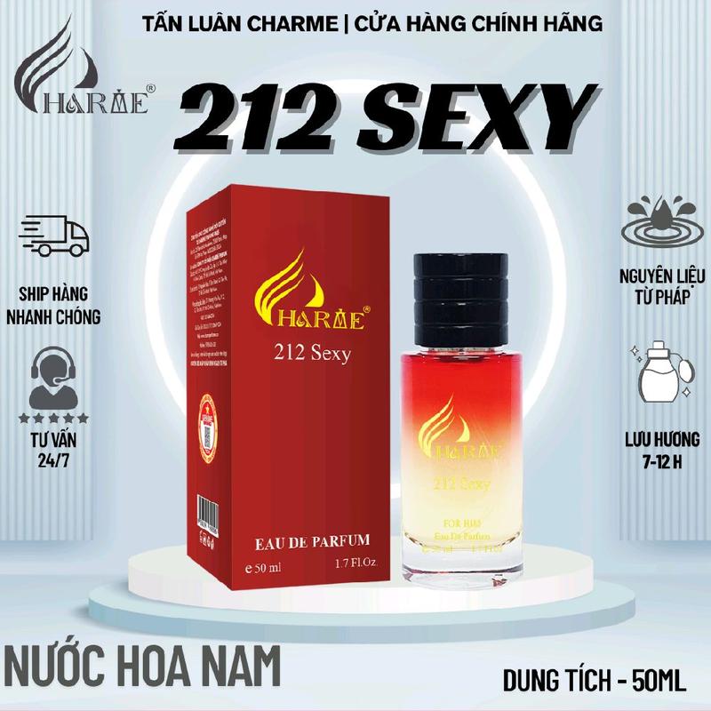 CHARME PERFUME- Nước Hoa Nam 212 Sexy Mùi Ngẫu Nhiên Hương Cổ Điển Từ Gỗ Mạnh Mẽ Quyến Rũ