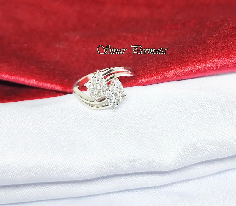 Cincin Wanita Permata Xuping Silver Glamour - Rings 3