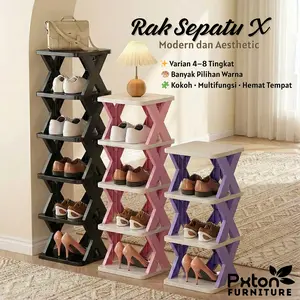 Rak sepatu 4 susun / 5 susun / 6 susun