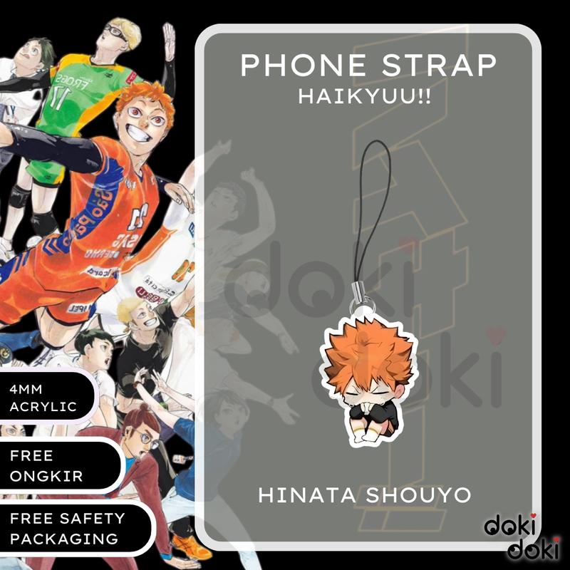 PHONE STRAP HP ANIME HAIKYUU!! HAIKYU!! 2 SISI 1