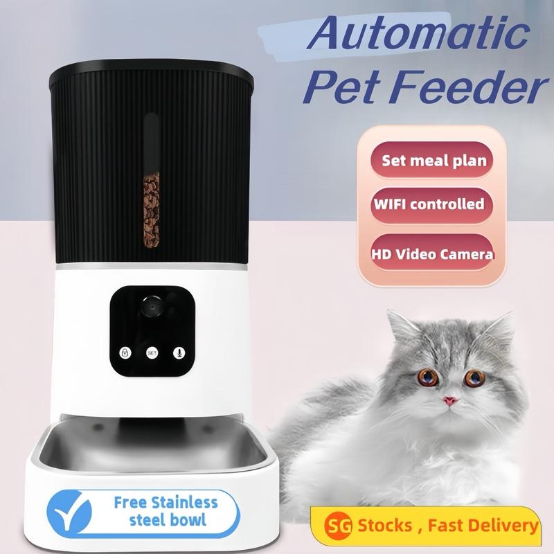 Remote Controlled Dog Feeder With Display Screen photo