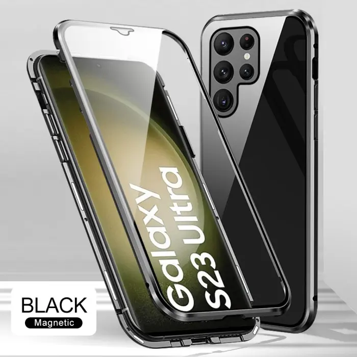 Casing Case For Samsung S23 Ultra S23 Plus S23 Double Glass Magnetic Casing Termurah
