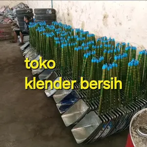 pengki sampah serokan bahan kaleng