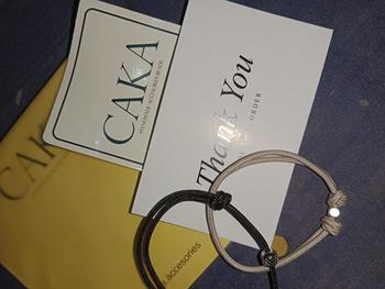 Product Review of gelang polos tali original 2mm / gelang hitam polos / premium cord bracelet / gelang tali / gelang pasangan / from I**e 0