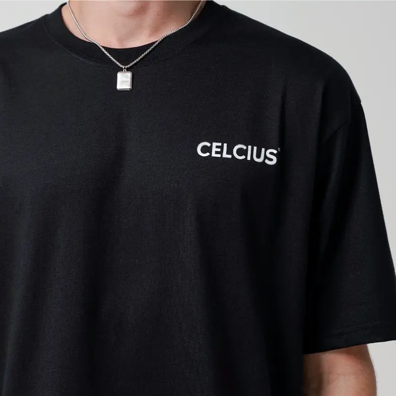 [HOT] CELCIUS Kaos Lengan Pendek Oversize LIN000900C Hitam T-shirt priaUnpopular clothing 2