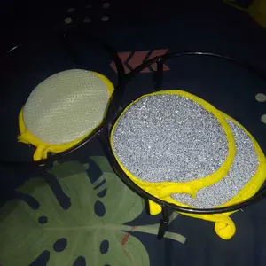 Berkat Spons Cuci Piring Bulat 2 Sisi Spon Cuci Spons Dapur Serbaguna Spon Cuci Piring 2 Sisi Halus Dan kasar